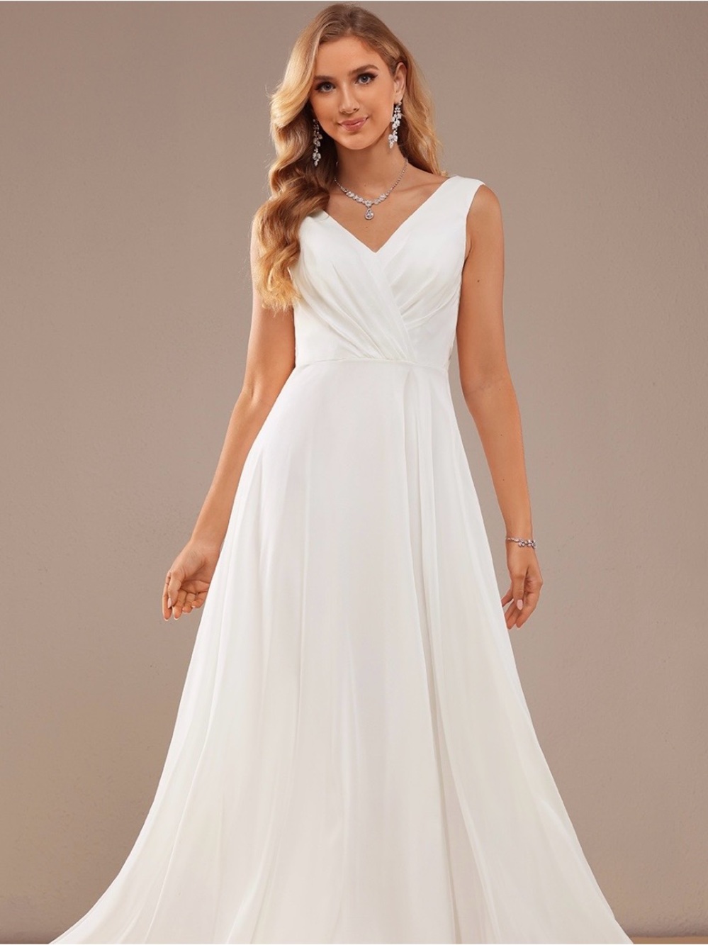 JJ's House Lillae A-line Lace Wedding Dress